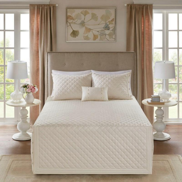 Madison Park 4 Piece Tailored Bedspread Set -King/Cal King Mp13-5486