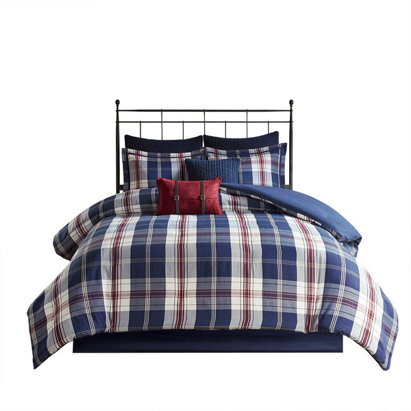 Woolrich Ryland Oversized Plaid Print Comforter Set - Full/Queen WR10-2473