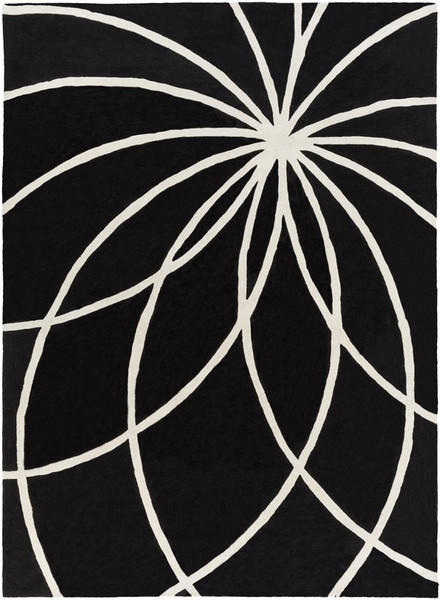 Surya Forum Hand Tufted Black Rug FM-7072 - 8' x 11'