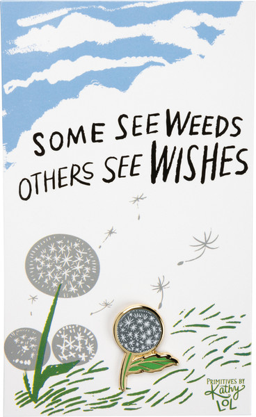 Enamel Pin - See Wishes - Set Of 6 (Pack Of 3) 37989 By Primitives By Kathy