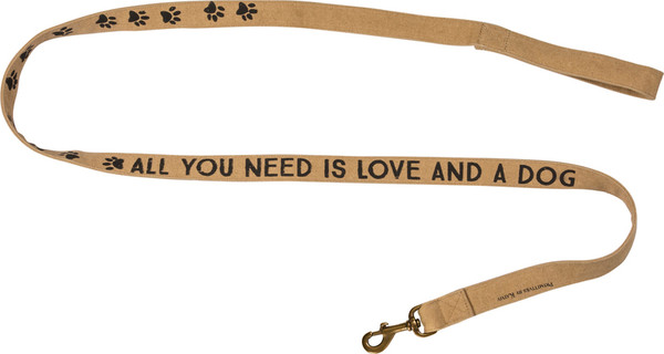 Dog Leash - Love And A Dog - Set Of 2 (Pack Of 2) 39829 By Primitives By Kathy