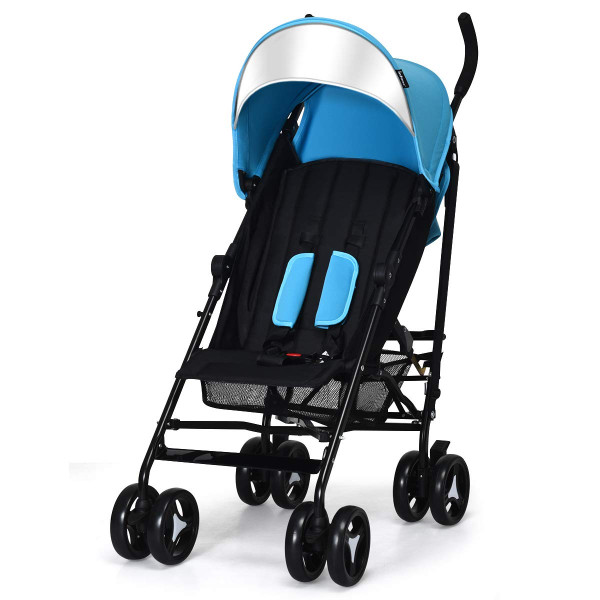 Foldable Lightweight Baby Infant Travel Umbrella Stroller-Light Blue BB5348NY