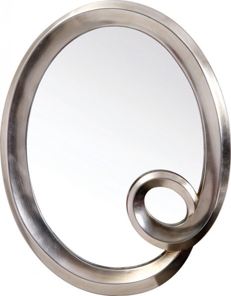 Modrest Pu042 - Transitional Round Mirror VGLEPU042 By VIG Furniture