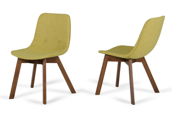 Laken - Modern Green Tea & Walnut Dining Chair (Set Of 2) VGMAMI-565-TEA By VIG Furniture