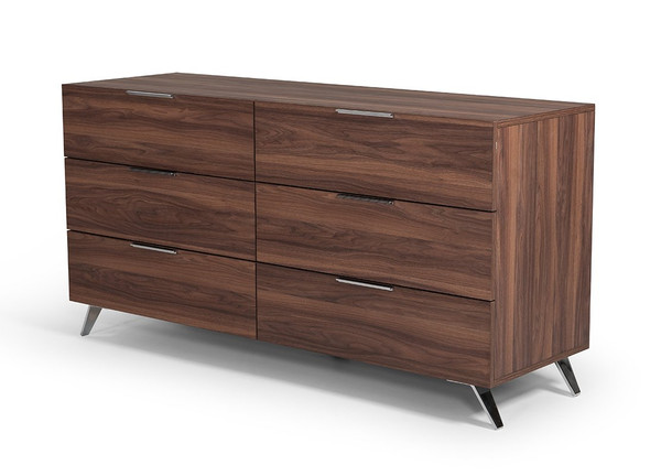Nova Domus Brooklyn Italian Modern Walnut Dresser VGACBROOKLYN-DRSR By VIG Furniture