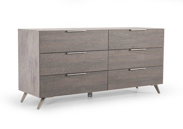 Nova Domus Bronx Italian Modern Faux Concrete & Grey Dresser VGACBRONX-DRSR By VIG Furniture