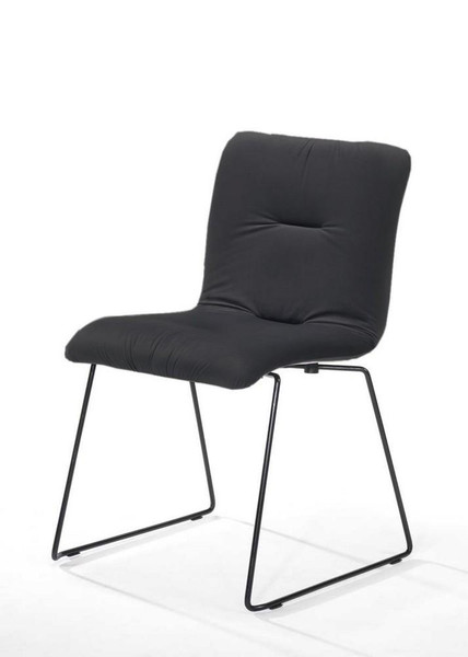 Modrest Yannis - Modern Dark Grey Fabric Dining Chair (Set Of 2) VGMAMI-913-DK-GRAY By VIG Furniture
