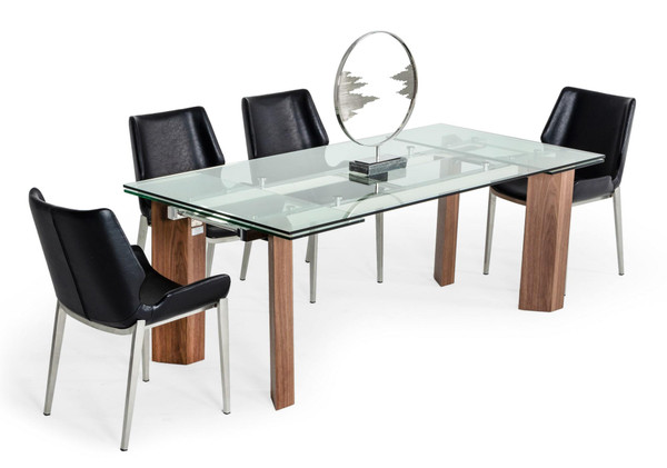 Modrest Helena - Modern Extendable Glass Dining Table - Large VGEWD2048MA By VIG Furniture