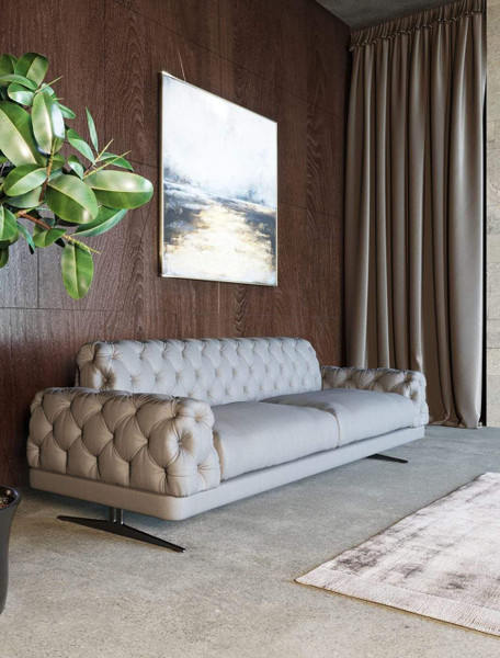 Divani Casa Sepulveda - Modern Grey Fabric Sofa VGUIMY488 By VIG Furniture