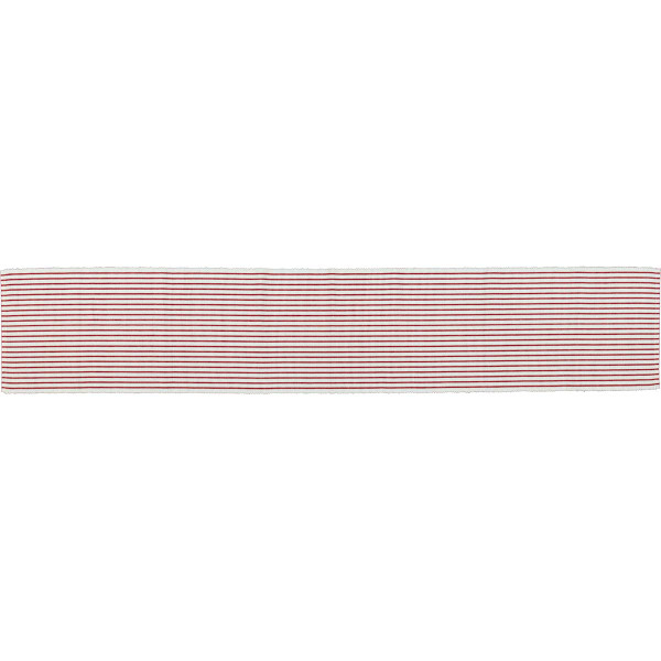 VHC Audrey Red Ribbed Runner 13X72 33208