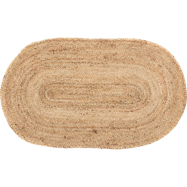 VHC Natural Jute Rug Oval 20X30 20390