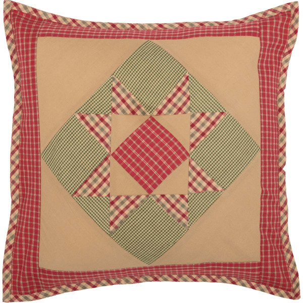 VHC Dolly Star Patchwork Pillow 18X18 42288