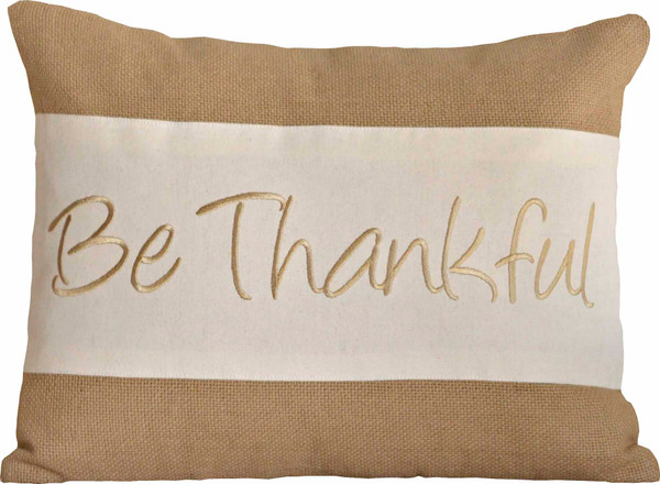 VHC Be Thankful Pillow 14X18 32384