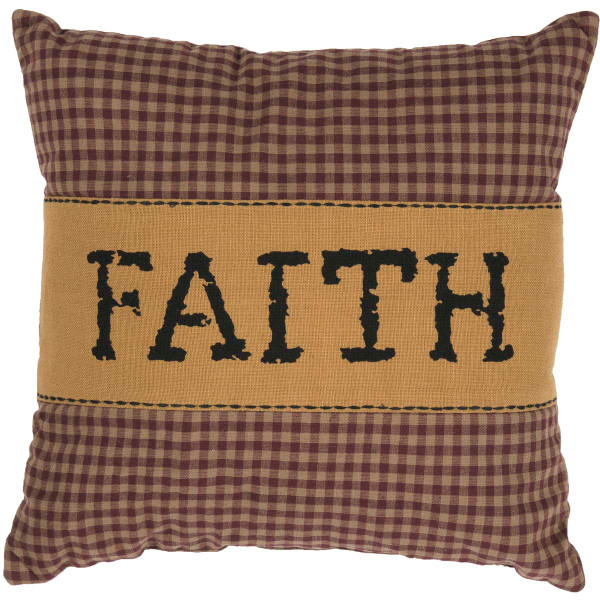 VHC Heritage Farms Faith Pillow 12X12 34278