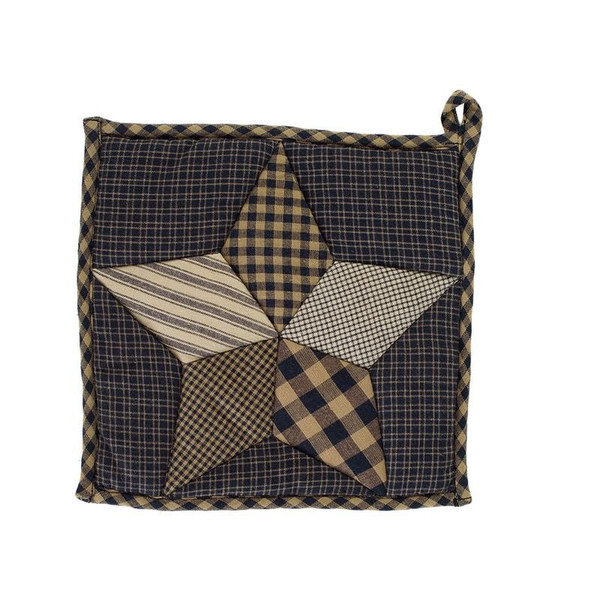 VHC Farmhouse Star Pot Holder 8X8 - 6698