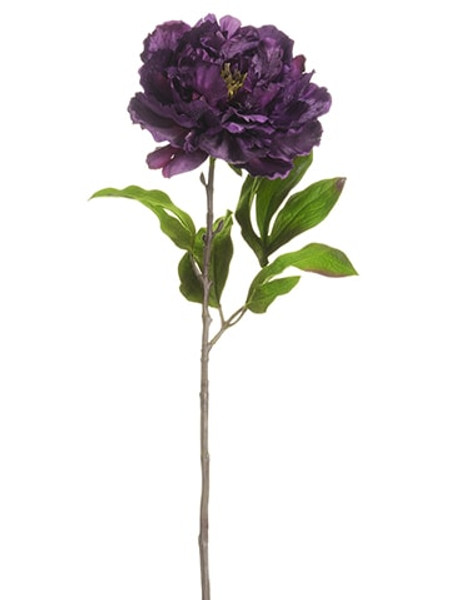 29.5" Peony Spray Violet (Pack Of 12) FSP483-VI By Silk Flower