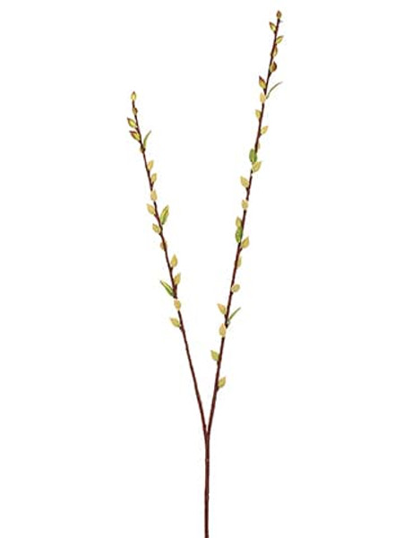 36" Pussy Willow Spray Green (Pack Of 24) GTW845-GR By Silk Flower