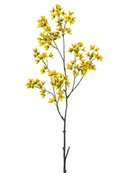 37.5" Forsythia Spray Yellow (Pack Of 6) HSF930-YE By Silk Flower