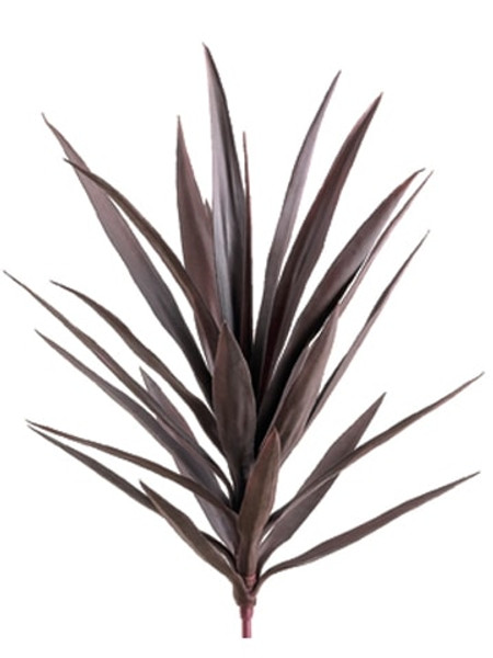 27" Yucca Plant With 24 Leaves Purple (Pack Of 3) PPY217-PU By Silk Flower