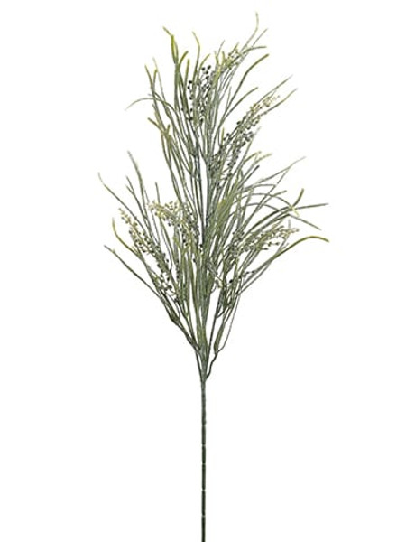 30.5" Iced Grass/Cedar Spray Green Ice (Pack Of 12) XIS106-GR/IC By Silk Flower