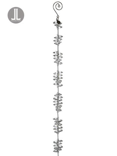 17" Icicle Ornament Clear (Pack Of 6) XN0096-CW By Silk Flower