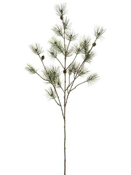48" Pine Spray Green Gray (Pack Of 6) YSP428-GR/GY By Silk Flower