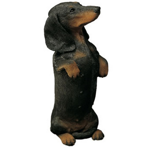 Sandicast Original Size Dachshund Smooth Black Sculpture Os370