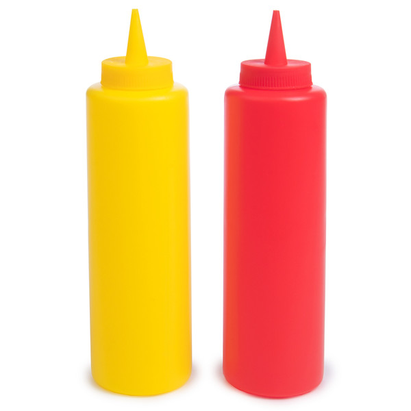 Brybelly KBOT-204 Ketchup & Mustard Squeeze Bottles