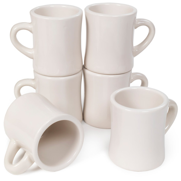 Brybelly KCFC-001 10 Oz. Coffee Mugs, 6-Pack