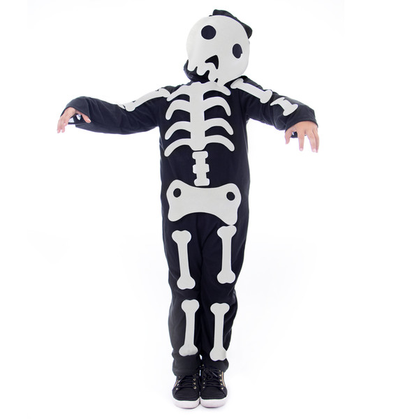 Brybelly MCOS-427YS Make Your Own Skeleton Halloween Costume, Small