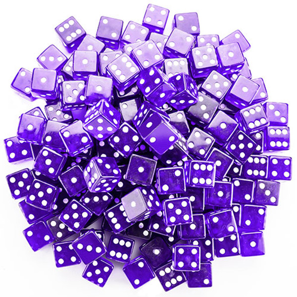 Brybelly GDIC-103*100 100 Purple Dice - 19 Mm