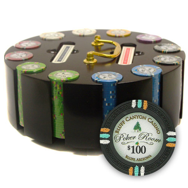 Brybelly CSBL-300C 300Ct Claysmith Gaming "Bluff Canyon" Chip Set In Carousel