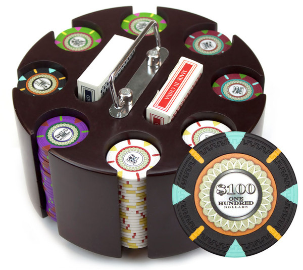 Brybelly CSMT-200C 200Ct Claysmith Gaming 'The Mint' Chip Set In Carousel