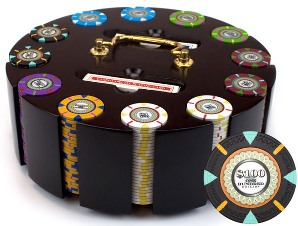 Brybelly CSMT-300C 300Ct Claysmith Gaming 'The Mint' Chip Set In Carousel