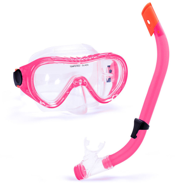 Brybelly SSWI-405 Junior Semi-Dry Diving & Snorkel Set, Pink
