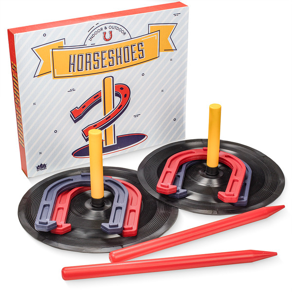 Brybelly SOUT-003 Deluxe Indoor And Outdoor Horseshoe Game Set