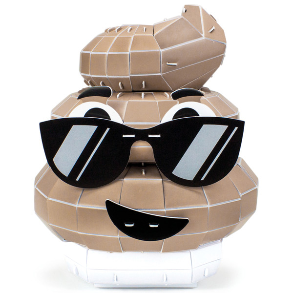 Brybelly TPUZ-702 3D Foam Emoji Model, Deuces On The Loose