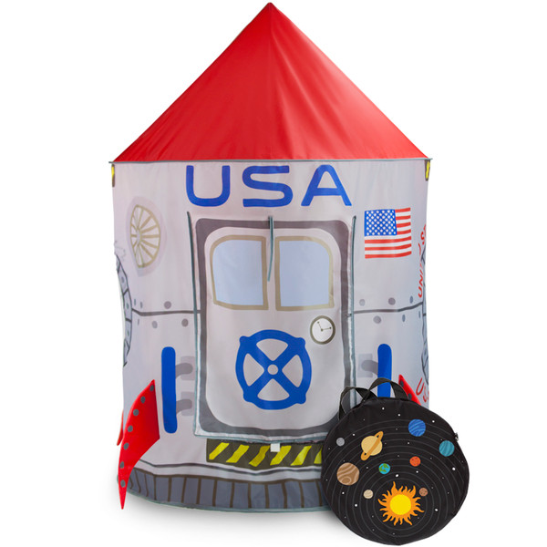 Brybelly TTNT-003 Space Adventure Roarin' Rocket Play Tent