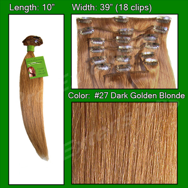 Brybelly PRST-10-27 #27 Dark Golden Blonde - 10 Inch