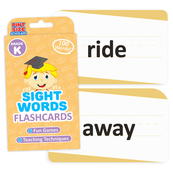 Brybelly EFLC-002 Sight Words Flashcards, Kindergarten