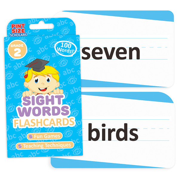 Brybelly EFLC-004 Sight Words Flashcards, Second Grade