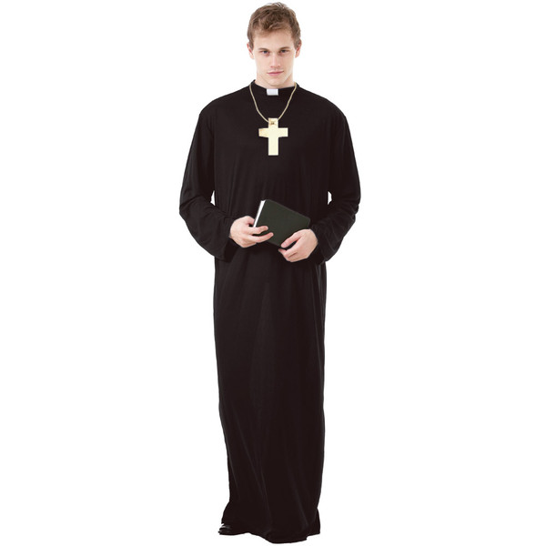 Brybelly MCOS-103XXL Prayerful Priest Adult Costume, Xxl