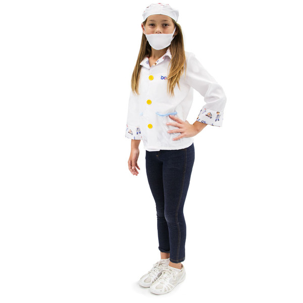 Brybelly MCOS-410YM Brainy Doctor Children'S Costume, 5-6