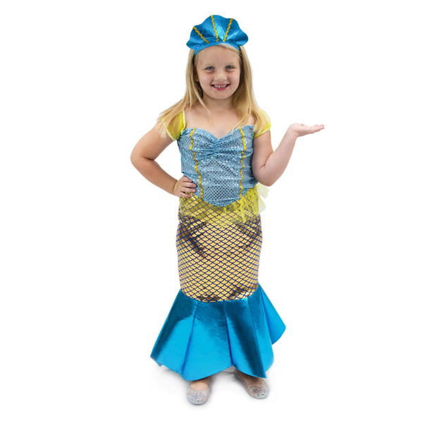 Brybelly MCOS-415YL Magnificent Mermaid Children'S Costume, 7-9