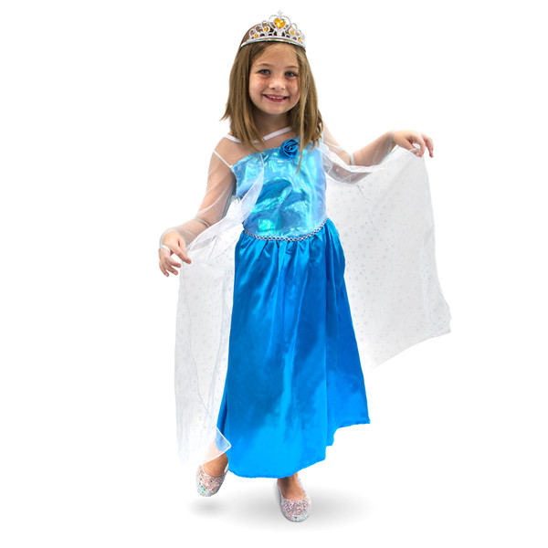 Brybelly MCOS-418YM Ice Princess Children'S Costume, 5-6