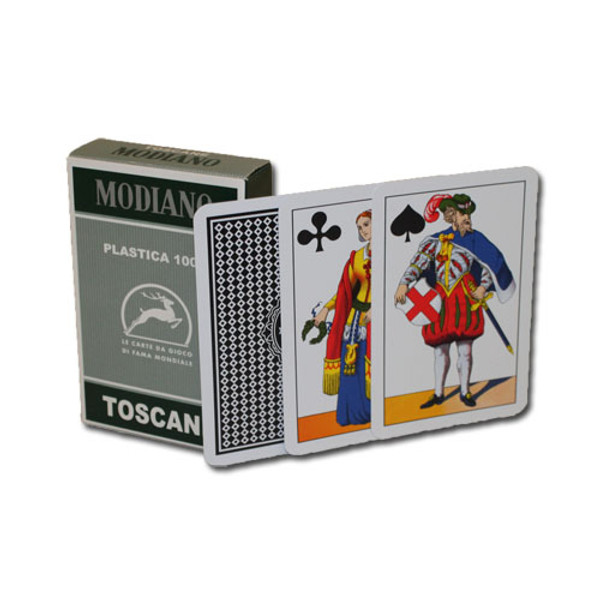 Brybelly GMOD-707 100% Plastic Deck Of Toscane Italian Regional Playing Cards
