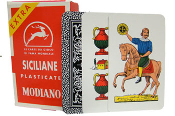 Brybelly GMOD-764 Deck Of Siciliane N96 Italian Regional Playing Cards