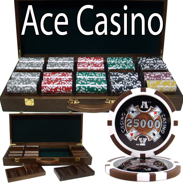 Brybelly CSAC-500WC 500 Ct - Custom Build - Ace Casino 14 Gram - Walnut Case