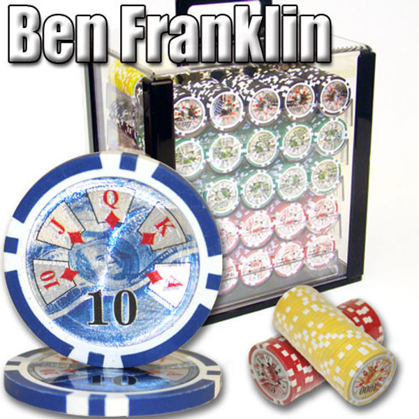 Brybelly CSBF-1000AC 1,000 Ct - Pre-Packaged - Ben Franklin 14 G - Acrylic