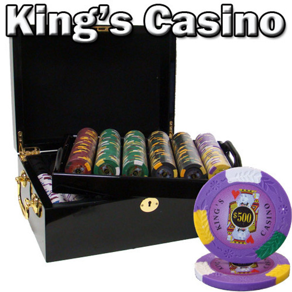 Brybelly CSKC-500MC 500 Ct - Custom Breakout - Kings Casino 14 G- Black Mahogany